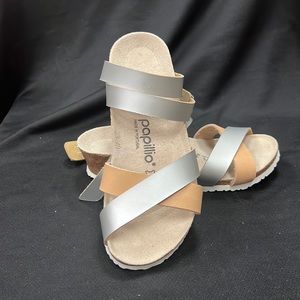 Papillo Leather Wedge Sandals Size 36 (5)